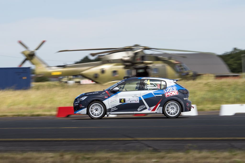 Jacob Madsen og Line Nedergaard overtog føringen i Dansk Super Rally efter en klassesejr og en generel tredjeplads i Rally Aalborg
(Foto: Jokum Tord Larsen)